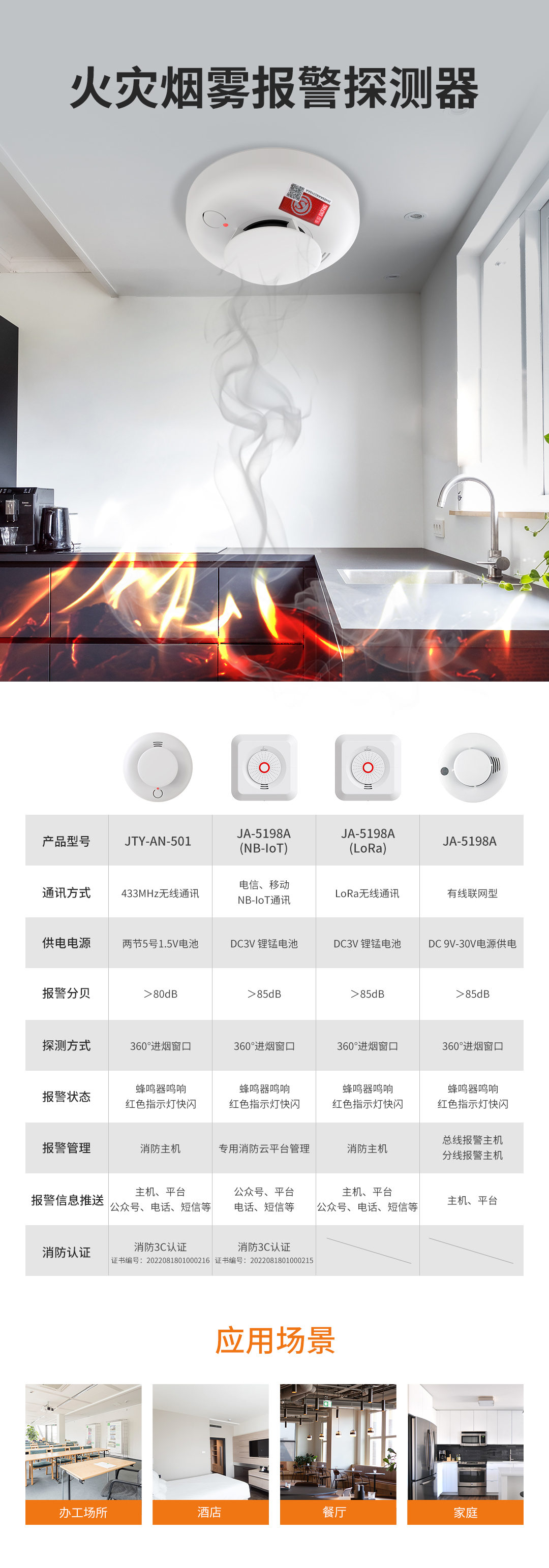 艾禮安智慧消防報(bào)警系列